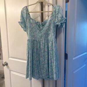 BP smocked mini dress